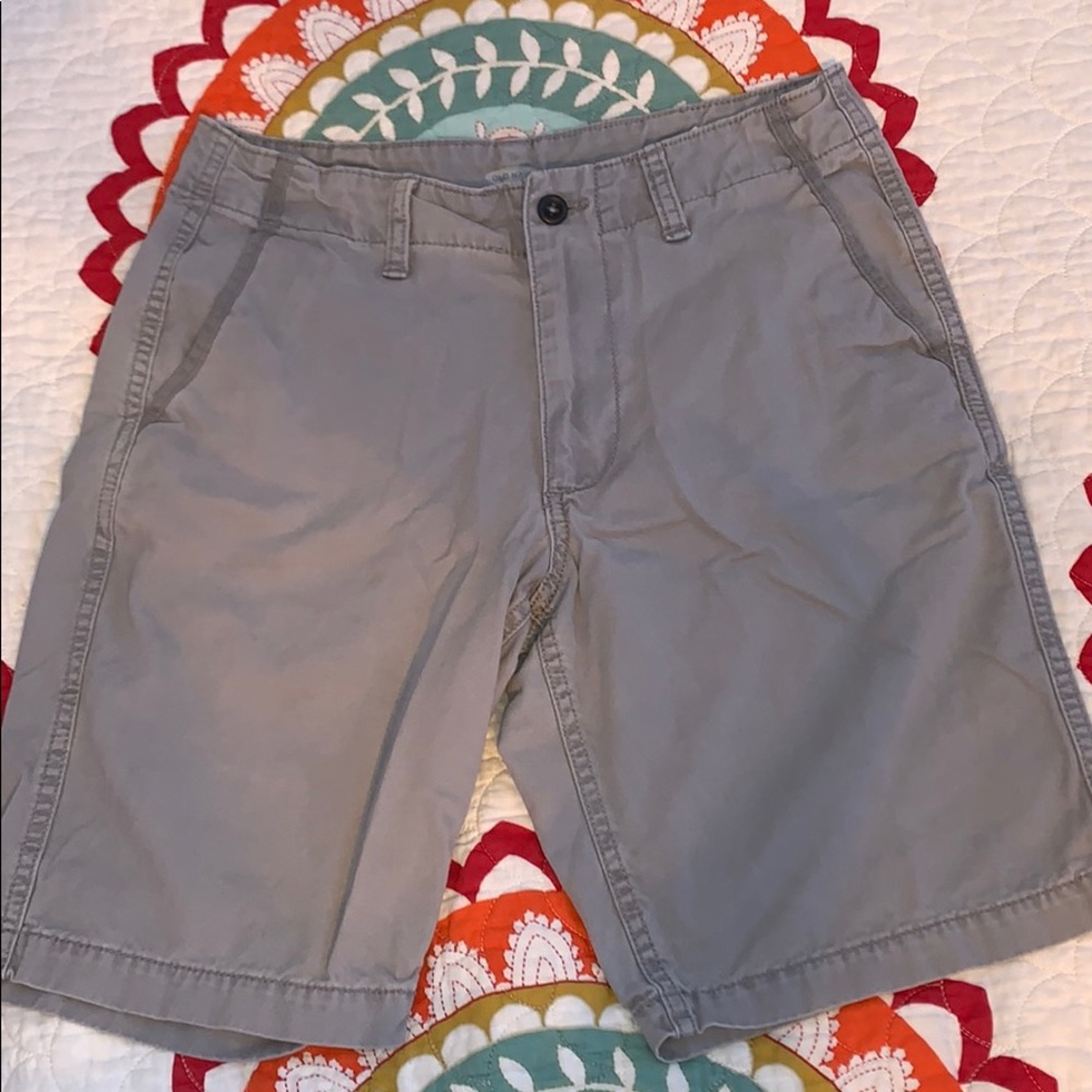 Grey Khaki Shorts
